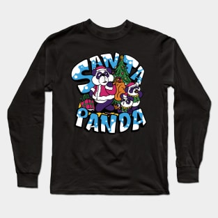 Santa panda Long Sleeve T-Shirt